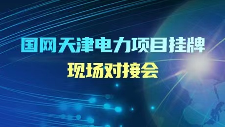 国网天津电力项目挂牌现场对接会
